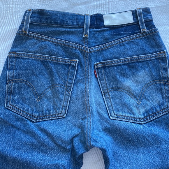 Re/Done Levi’s Denim - High Rise Blue Jeans